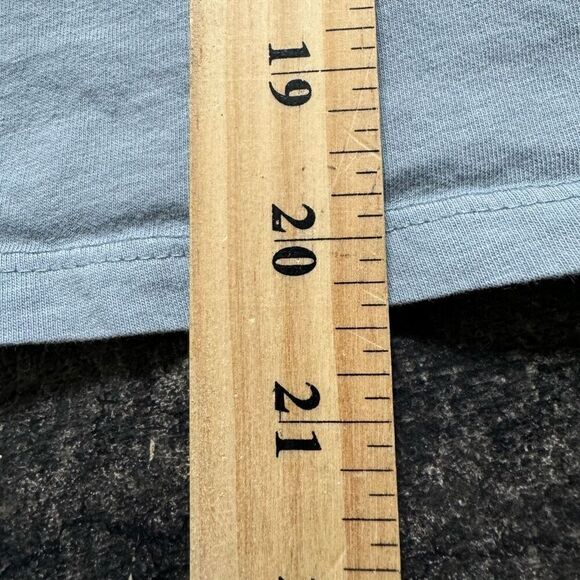 Zara Women’s Short Sleeve Blue T-Shirt Size Small Essential Basic Style - Picture 4 of 10